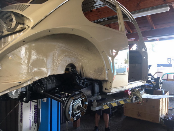 21. montáž poloos a práce na podvozku 11- 2020